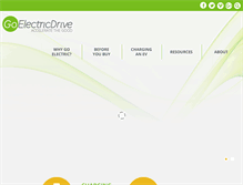 Tablet Screenshot of goelectricdrive.org